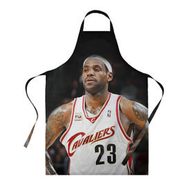 Фартук 3D с принтом LeBron James в городе Новоалтайск, 100% полиэстер | общий размер — 65 х 85 см, ширина нагрудника — 26 см, горловина — 53 см, длина завязок — 54 см, общий обхват в поясе — 173 см. Принт на завязках и на горловине наносится с двух сторон, на основной части фартука — только с внешней стороны | cleveland cavaliers | lebron james | nba. | баскетбол | баскетболист | джеймс леброн | кливленд кавальерс | нба
