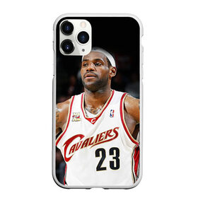 Чехол для iPhone 11 Pro Max матовый с принтом LeBron James в городе Новоалтайск, Силикон |  | cleveland cavaliers | lebron james | nba. | баскетбол | баскетболист | джеймс леброн | кливленд кавальерс | нба