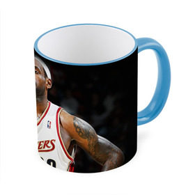 Кружка 3D с принтом LeBron James в городе Новоалтайск, керамика | ёмкость 330 мл | cleveland cavaliers | lebron james | nba. | баскетбол | баскетболист | джеймс леброн | кливленд кавальерс | нба
