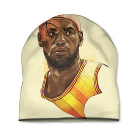 Шапка 3D с принтом LeBron James в городе Новоалтайск, 100% полиэстер | универсальный размер, печать по всей поверхности изделия | cleveland cavaliers | lebron james | nba. | баскетбол | баскетболист | джеймс леброн | кливленд кавальерс | нба