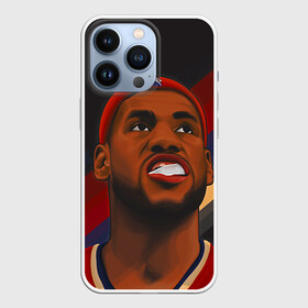 Чехол для iPhone 13 Pro с принтом LeBron James в городе Новоалтайск,  |  | cleveland cavaliers | lebron james | nba. | баскетбол | баскетболист | джеймс леброн | кливленд кавальерс | нба