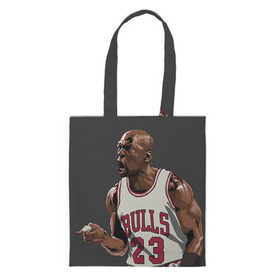 Сумка 3D повседневная с принтом Michael Jordan в городе Новоалтайск, 100% полиэстер | Плотность: 200 г/м2; Размер: 34×35 см; Высота лямок: 30 см | chicago bulls | michael jeffrey jordan | nba. | баскетбол | баскетболист | вашингтон уизардс | майкл джордан | нба | чикаго | чикаго буллз