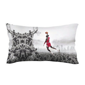 Подушка 3D антистресс с принтом Michael Jordan в городе Новоалтайск, наволочка — 100% полиэстер, наполнитель — вспененный полистирол | состоит из подушки и наволочки на молнии | chicago bulls | michael jeffrey jordan | nba. | баскетбол | баскетболист | вашингтон уизардс | майкл джордан | нба | чикаго | чикаго буллз
