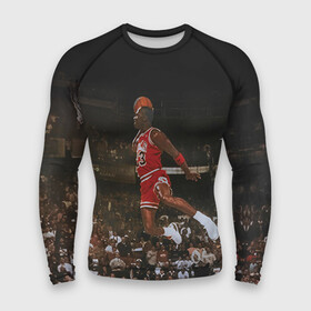 Мужской рашгард 3D с принтом Michael Jordan в городе Новоалтайск,  |  | chicago bulls | michael jeffrey jordan | nba. | баскетбол | баскетболист | вашингтон уизардс | майкл джордан | нба | чикаго | чикаго буллз