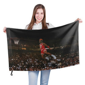 Флаг 3D с принтом Michael Jordan в городе Новоалтайск, 100% полиэстер | плотность ткани — 95 г/м2, размер — 67 х 109 см. Принт наносится с одной стороны | chicago bulls | michael jeffrey jordan | nba. | баскетбол | баскетболист | вашингтон уизардс | майкл джордан | нба | чикаго | чикаго буллз