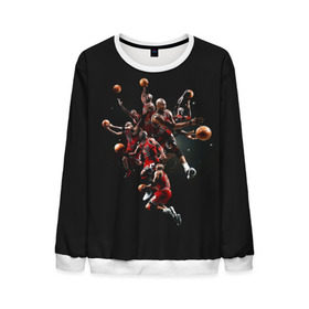 Мужской свитшот 3D с принтом Michael Jordan в городе Новоалтайск, 100% полиэстер с мягким внутренним слоем | круглый вырез горловины, мягкая резинка на манжетах и поясе, свободная посадка по фигуре | chicago bulls | michael jeffrey jordan | nba. | баскетбол | баскетболист | вашингтон уизардс | майкл джордан | нба | чикаго | чикаго буллз