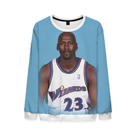 Мужской свитшот 3D с принтом Michael Jordan в городе Новоалтайск, 100% полиэстер с мягким внутренним слоем | круглый вырез горловины, мягкая резинка на манжетах и поясе, свободная посадка по фигуре | chicago bulls | michael jeffrey jordan | nba. | баскетбол | баскетболист | вашингтон уизардс | майкл джордан | нба | чикаго | чикаго буллз