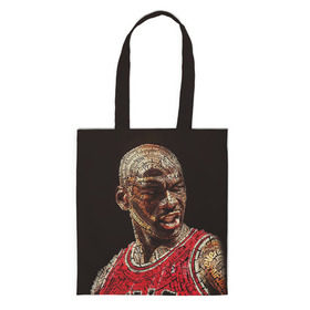 Сумка 3D повседневная с принтом Michael Jordan в городе Новоалтайск, 100% полиэстер | Плотность: 200 г/м2; Размер: 34×35 см; Высота лямок: 30 см | chicago bulls | michael jeffrey jordan | nba. | баскетбол | баскетболист | вашингтон уизардс | майкл джордан | нба | чикаго | чикаго буллз
