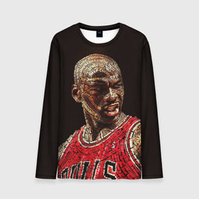 Мужской лонгслив 3D с принтом Michael Jordan в городе Новоалтайск, 100% полиэстер | длинные рукава, круглый вырез горловины, полуприлегающий силуэт | chicago bulls | michael jeffrey jordan | nba. | баскетбол | баскетболист | вашингтон уизардс | майкл джордан | нба | чикаго | чикаго буллз
