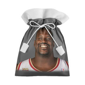 Подарочный 3D мешок с принтом Shaquille O`Neal в городе Новоалтайск, 100% полиэстер | Размер: 29*39 см | Тематика изображения на принте: shaquille oneal | баскетболист | нба | шакил онил