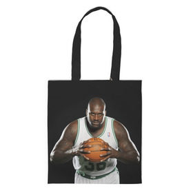 Сумка 3D повседневная с принтом Shaquille O`Neal в городе Новоалтайск, 100% полиэстер | Плотность: 200 г/м2; Размер: 34×35 см; Высота лямок: 30 см | shaquille oneal | баскетболист | нба | шакил онил