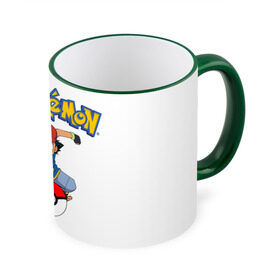Кружка 3D с принтом Pokemon / Ash Ketchum в городе Новоалтайск, керамика | ёмкость 330 мл | go | pokemon | го | игра | мультфильм | покемон | эш кетчум