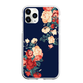Чехол для iPhone 11 Pro матовый с принтом Fashion flowers в городе Новоалтайск, Силикон |  | fashion | flower | мода | фэшн | цветы