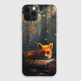 Чехол для iPhone 12 Pro Max с принтом Лиса в городе Новоалтайск, Силикон |  | Тематика изображения на принте: autum | forest | fox | лес | лиса | осень