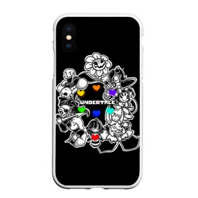 Чехол для iPhone XS Max матовый с принтом Undertale 2 в городе Новоалтайск, Силикон | Область печати: задняя сторона чехла, без боковых панелей | альфис | андайн | андертейл | асгор | дримурр | меттатон | папирус | подземелье | санс | ториэль | флауи | фриск