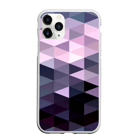 Чехол для iPhone 11 Pro Max матовый с принтом Pixel Polygon в городе Новоалтайск, Силикон |  | Тематика изображения на принте: геометрия | полигоны | треугольник