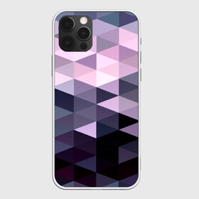 Чехол для iPhone 12 Pro Max с принтом Pixel Polygon в городе Новоалтайск, Силикон |  | Тематика изображения на принте: геометрия | полигоны | треугольник