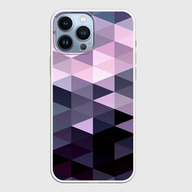 Чехол для iPhone 13 Pro Max с принтом Pixel Polygon в городе Новоалтайск,  |  | Тематика изображения на принте: геометрия | полигоны | треугольник