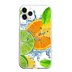 Чехол для iPhone 11 Pro Max матовый с принтом Мятный смузи в городе Новоалтайск, Силикон |  | вода | еда | зима | искусство | лайм | лимон | листья | новинки | природа | солнце | фрукты