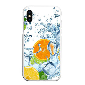 Чехол для iPhone XS Max матовый с принтом Мульти фрукт в городе Новоалтайск, Силикон | Область печати: задняя сторона чехла, без боковых панелей | Тематика изображения на принте: вода | еда | зима | искусство | лайм | лимон | листья | новинки | природа | солнце | фрукты