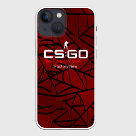 Чехол для iPhone 13 mini с принтом cs:go   Crimson Web Style Factory New (Кровавая паутина | Прям с завода) в городе Новоалтайск,  |  | blood | crimson | cs | csgo | web | го | кровь | кс | паутина
