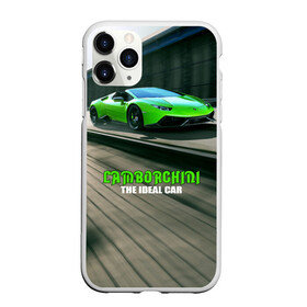 Чехол для iPhone 11 Pro матовый с принтом Lamborghini в городе Новоалтайск, Силикон |  | car | green | huracan | lamborghini | novitec | speed | spyder | supercar | torado | авто | автомобиль | машина