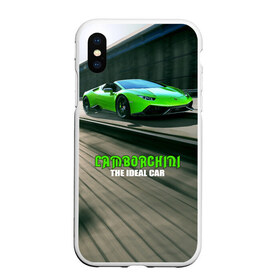 Чехол для iPhone XS Max матовый с принтом Lamborghini в городе Новоалтайск, Силикон | Область печати: задняя сторона чехла, без боковых панелей | car | green | huracan | lamborghini | novitec | speed | spyder | supercar | torado | авто | автомобиль | машина