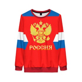 Женский свитшот 3D с принтом Форма № 87 SHIPACHEV в городе Новоалтайск, 100% полиэстер с мягким внутренним слоем | круглый вырез горловины, мягкая резинка на манжетах и поясе, свободная посадка по фигуре | 87 shipachev | world cup hockey | клюшка | кубок мира | россия | сборная россии | хоккейная форма | шайба | шипачев вадим