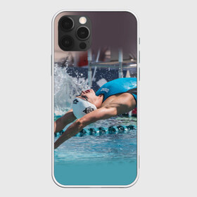 Чехол для iPhone 12 Pro Max с принтом Пловец в городе Новоалтайск, Силикон |  | swimmer