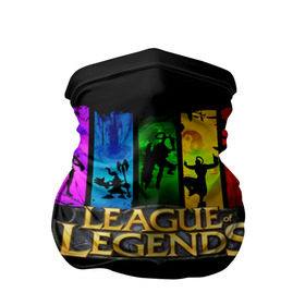 Бандана-труба 3D с принтом LOL Heroes 2 в городе Новоалтайск, 100% полиэстер, ткань с особыми свойствами — Activecool | плотность 150‒180 г/м2; хорошо тянется, но сохраняет форму | l.o.l | league of legends | игры | лига легенд | лол
