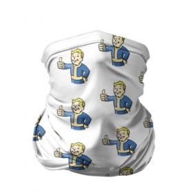 Бандана-труба 3D с принтом Fallout в городе Новоалтайск, 100% полиэстер, ткань с особыми свойствами — Activecool | плотность 150‒180 г/м2; хорошо тянется, но сохраняет форму | 