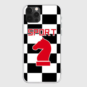 Чехол для iPhone 12 Pro Max с принтом Шахматы это спорт в городе Новоалтайск, Силикон |  | chess | sport