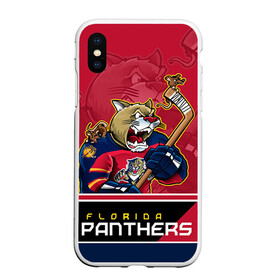 Чехол для iPhone XS Max матовый с принтом Florida Panthers в городе Новоалтайск, Силикон | Область печати: задняя сторона чехла, без боковых панелей | florida panthers | nhl | stanley cup | кубок стенли | кубок стэнли | нхл | флорида пантерз | флорида пантеры | хоккей | хоккейный клуб