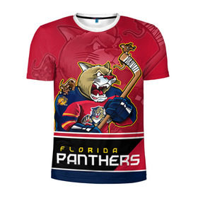 Мужская футболка 3D спортивная с принтом Florida Panthers в городе Новоалтайск, 100% полиэстер с улучшенными характеристиками | приталенный силуэт, круглая горловина, широкие плечи, сужается к линии бедра | florida panthers | nhl | stanley cup | кубок стенли | кубок стэнли | нхл | флорида пантерз | флорида пантеры | хоккей | хоккейный клуб
