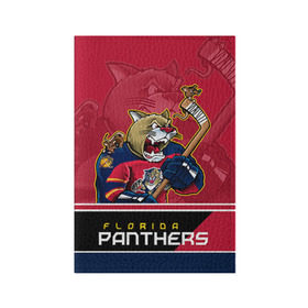 Обложка для паспорта матовая кожа с принтом Florida Panthers в городе Новоалтайск, натуральная матовая кожа | размер 19,3 х 13,7 см; прозрачные пластиковые крепления | florida panthers | nhl | stanley cup | кубок стенли | кубок стэнли | нхл | флорида пантерз | флорида пантеры | хоккей | хоккейный клуб