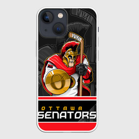 Чехол для iPhone 13 mini с принтом Ottawa Senators в городе Новоалтайск,  |  | nhl | ottawa senators | stanley cup | кубок стенли | кубок стэнли | нхл | оттава сенаторз | сенаторс | хоккей | хоккейный клуб