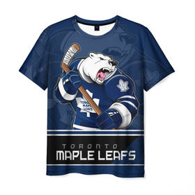 Мужская футболка 3D с принтом Toronto Maple Leafs в городе Новоалтайск, 100% полиэфир | прямой крой, круглый вырез горловины, длина до линии бедер | nhl | stanley cup | toronto maple leafs | валиев | кубок стенли | кубок стэнли | мэпл лифс | нхл | сошников | торонто | торонто мейпл лифс | хоккей | хоккейный клуб