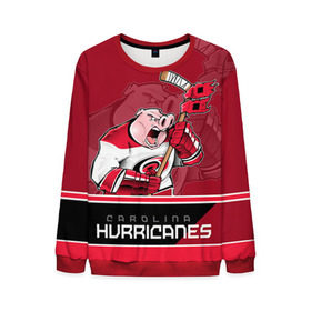 Мужской свитшот 3D с принтом Carolina Hurricanes в городе Новоалтайск, 100% полиэстер с мягким внутренним слоем | круглый вырез горловины, мягкая резинка на манжетах и поясе, свободная посадка по фигуре | carolina hurricanes | nhl | stanley cup | каролина | каролина харрикейнз | кубок стенли | кубок стэнли | нхл | хоккей | хоккейный клуб | хурикэйнс