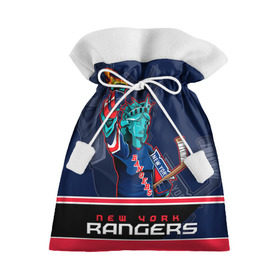 Подарочный 3D мешок с принтом New York Rangers в городе Новоалтайск, 100% полиэстер | Размер: 29*39 см | new york rangers | nhl | stanley cup | кубок стенли | кубок стэнли | нхл | нью йорк рейнджерс | нью йорк рейнджеры | рейнджеры | хоккей | хоккейный клуб