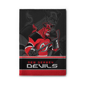 Обложка для автодокументов с принтом New Jersey Devils в городе Новоалтайск, натуральная кожа |  размер 19,9*13 см; внутри 4 больших “конверта” для документов и один маленький отдел — туда идеально встанут права | new jersey devils | nhl | stanley cup | дъяволы нью джерси | калинин | кубок стенли | кубок стэнли | нхл | нью джерси девилз | хоккей | хоккейный клуб