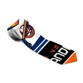 Галстук 3D с принтом New York Islanders в городе Новоалтайск, 100% полиэстер | Длина 148 см; Плотность 150-180 г/м2 | new york islanders | nhl | stanley cup | айлендерс | кубок стенли | кубок стэнли | кулемин | нхл | нью йорк айлендерс | хоккей | хоккейный клуб
