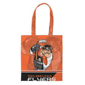 Сумка 3D повседневная с принтом Philadelphia Flyers в городе Новоалтайск, 100% полиэстер | Плотность: 200 г/м2; Размер: 34×35 см; Высота лямок: 30 см | nhl | philadelphia flyers | stanley cup | кубок стенли | кубок стэнли | нхл | филадельфия | филадельфия флайерз | флаерс | хоккей | хоккейный клуб
