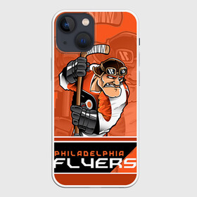 Чехол для iPhone 13 mini с принтом Philadelphia Flyers в городе Новоалтайск,  |  | nhl | philadelphia flyers | stanley cup | кубок стенли | кубок стэнли | нхл | филадельфия | филадельфия флайерз | флаерс | хоккей | хоккейный клуб