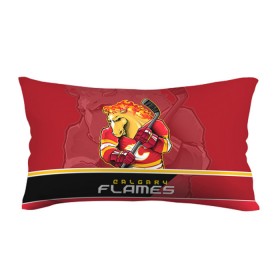 Подушка 3D антистресс с принтом Calgary Flames в городе Новоалтайск, наволочка — 100% полиэстер, наполнитель — вспененный полистирол | состоит из подушки и наволочки на молнии | calgary flames | nhl | stanley cup | калгари флэймз | кубок стенли | кубок стэнли | нхл | флэймс | хоккей | хоккейный клуб
