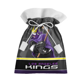 Подарочный 3D мешок с принтом Los Angeles Kings в городе Новоалтайск, 100% полиэстер | Размер: 29*39 см | Тематика изображения на принте: los angeles kings | nhl | stanley cup | кубок стенли | кубок стэнли | лос анджелес кингз | лос анжелес короли | нхл | хоккей | хоккейный клуб