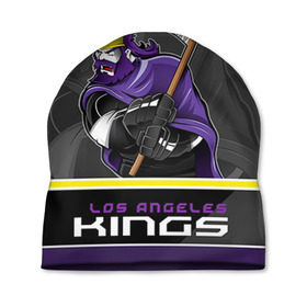 Шапка 3D с принтом Los Angeles Kings в городе Новоалтайск, 100% полиэстер | универсальный размер, печать по всей поверхности изделия | los angeles kings | nhl | stanley cup | кубок стенли | кубок стэнли | лос анджелес кингз | лос анжелес короли | нхл | хоккей | хоккейный клуб
