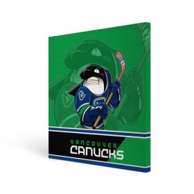 Холст квадратный с принтом Vancouver Canucks в городе Новоалтайск, 100% ПВХ |  | nhl | stanley cup | vancouver canucks | ванкувер | ванкувер кэнакс | кубок стенли | кубок стэнли | нхл | трямкин | хоккей | хоккейный клуб