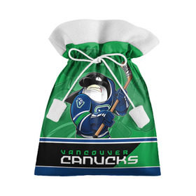 Подарочный 3D мешок с принтом Vancouver Canucks в городе Новоалтайск, 100% полиэстер | Размер: 29*39 см | Тематика изображения на принте: nhl | stanley cup | vancouver canucks | ванкувер | ванкувер кэнакс | кубок стенли | кубок стэнли | нхл | трямкин | хоккей | хоккейный клуб