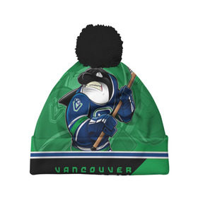 Шапка 3D c помпоном с принтом Vancouver Canucks в городе Новоалтайск, 100% полиэстер | универсальный размер, печать по всей поверхности изделия | nhl | stanley cup | vancouver canucks | ванкувер | ванкувер кэнакс | кубок стенли | кубок стэнли | нхл | трямкин | хоккей | хоккейный клуб