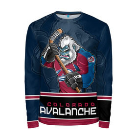 Мужской лонгслив 3D с принтом Colorado Avalanche в городе Новоалтайск, 100% полиэстер | длинные рукава, круглый вырез горловины, полуприлегающий силуэт | colorado avalanche | nhl | stanley cup | варламов | григоренко | колорадо | колорадо эвеланш | кубок стенли | кубок стэнли | нхл | тютин | хоккей | хоккейный клуб